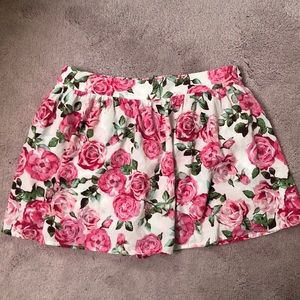 Floral Skort